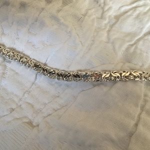 Sterling Silver Byzantine Bracelet